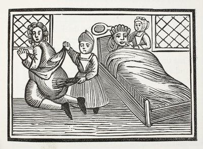 The World Turned Up Down, illustrasjon fra Chap-books of the Eighteenth Century av John Ashton, pub. 1882 av English School