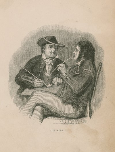 Garnet; illustrasjon fra Poor Jack av Frederick Marryat av English School