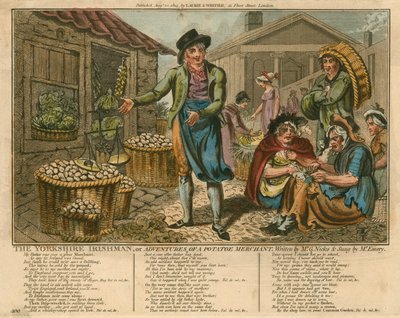 Yorkshire-ireren; eller, Adventures of a Potato Merchant, skrevet av G Nicks, sunget av Mr Emery av English School