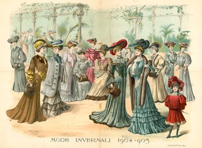 The Young Ladies Journal: Mode Invernali, 1904-05 av English School