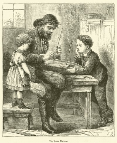Den unge sjømannen (gravering) av English School