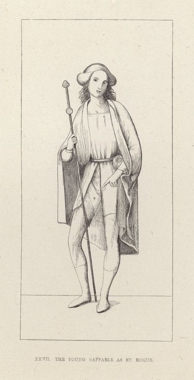 The Young Raphael som St Roque av English School