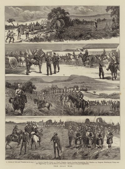 Zulu-krigen (gravering) av English School