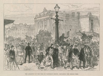 Avskaffelse av bompenger på Waterloo Bridge av English School