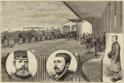 Attentatforsøket på dronningen (gravering) av English School