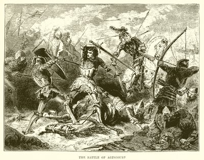 Slaget ved Agincourt av English School