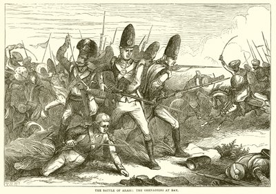 Slaget ved Arass: The grenadiers at bay (1775) av English School