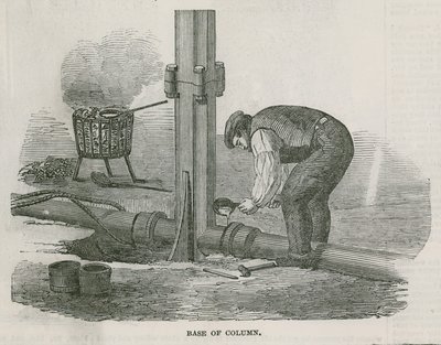 Bygningen i Hyde Park, London, for den store utstillingen i 1851 av English School