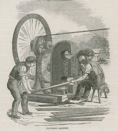 Bygningen i Hyde Park, London, for den store utstillingen i 1851 av English School