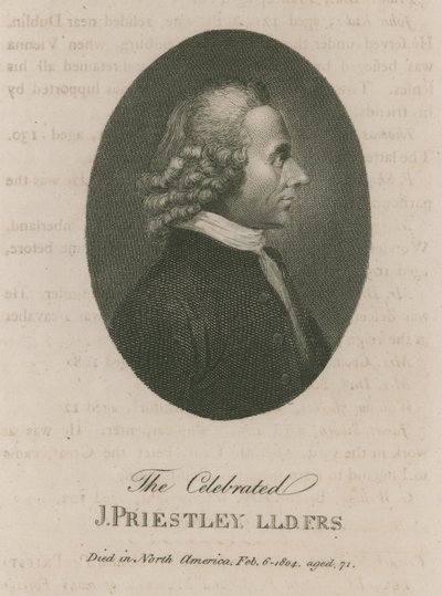 Den berømte Joseph Priestley av English School