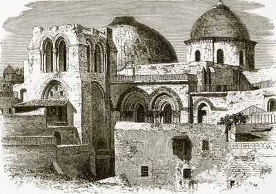 Den hellige gravs kirke i Jerusalem av English School
