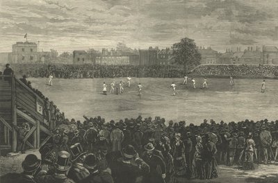 Cricketkampen som resulterte i opprettelsen av Ashes av English School