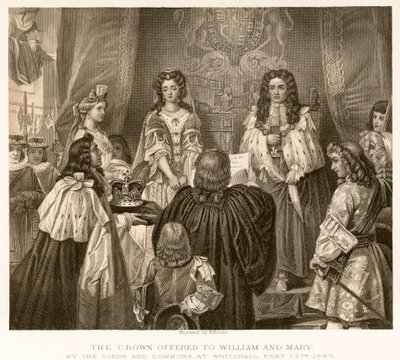 Kronen tilbød William og Mary av English School