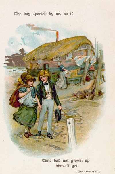 Dagen drev med oss, som om tiden ikke hadde vokst selv ennå. David Copperfield av English School