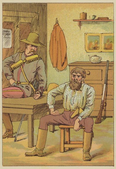 Avgangen (farget gravering) av English School