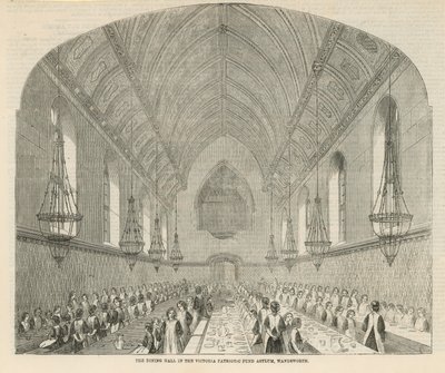 Spisesalen i Victoria Patriotic Fund Asylum av English School