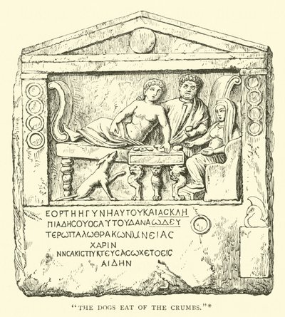 Hundene spiser av smulene av English School