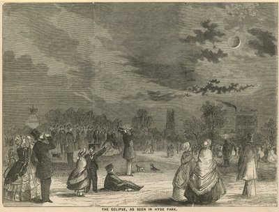 Formørkelsen, sett i Hyde Park, London av English School