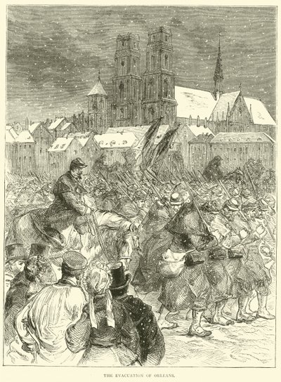 Evakueringen av Orleans, desember 1870 av English School