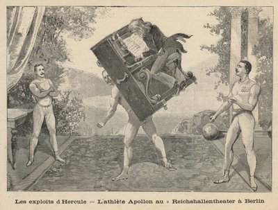Bedriftene til Hercules - den atletiske Apollon ved Reichshallen Theatre, Berlin av English School