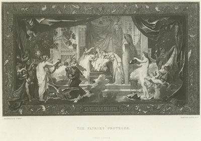 Fe-protegee (gravyr) av English School