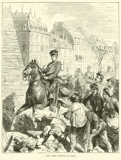 Den første tyskeren i Paris, februar 1871 av English School