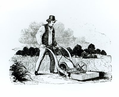 Den første gressklipperen av English School