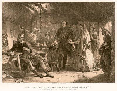 Prins Charles første møte med Flora Macdonald av English School