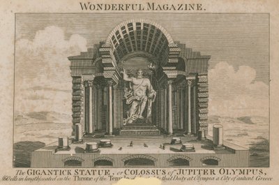 Den gigantiske statuen, eller Colossus av Jupiter Olympus av English School