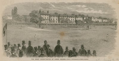 Den flotte cricketkampen på Lords Ground av English School