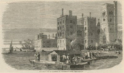 Høyvannet ved Lambeth onsdag uke av English School