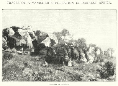 Hill of Zimbabye (gravering) av English School