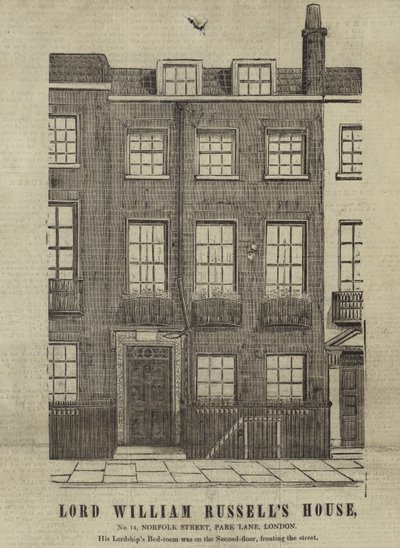 Hjemmet til Lord William Russell av English School