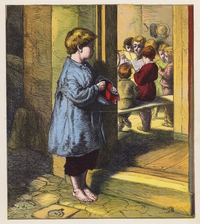 quot;Salmen min mor lærte megquot; (fargelitografi) av English School
