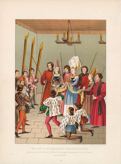 Die Dame des Turniers überreicht den Preis von English School