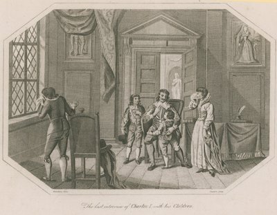 Det siste intervjuet av kong Charles I med barna hans av English School
