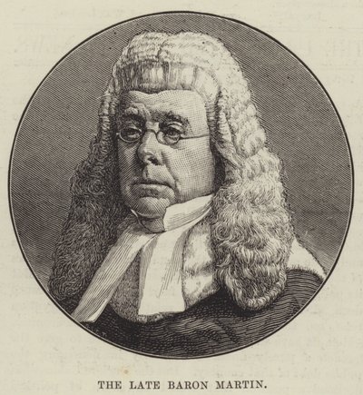 Avdøde baron Martin (gravering) av English School