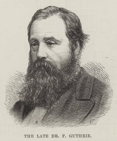 Avdøde Dr F Guthrie (gravering) av English School