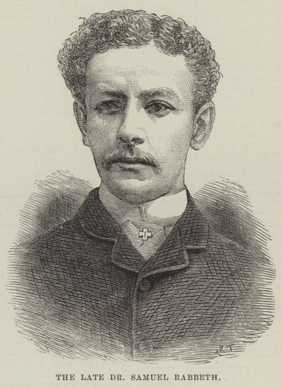Avdøde Dr Samuel Rabbeth (gravering) av English School