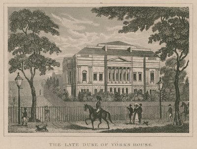 Den avdøde hertugen av Yorks hus, Lancaster House, senere York House av English School