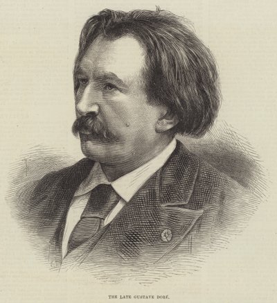 Avdøde Gustave Dore (gravering) av English School