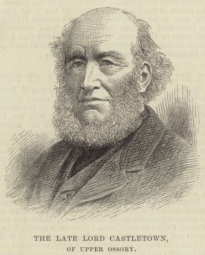 Avdøde Lord Castletown, av Upper Ossory (gravering) av English School