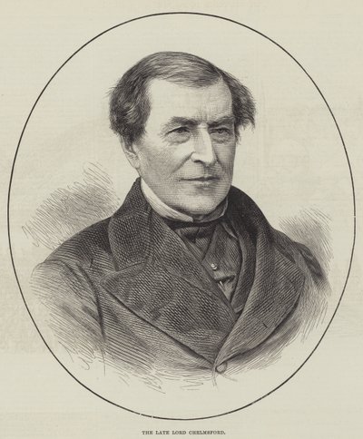 Avdøde Lord Chelmsford (gravering) av English School