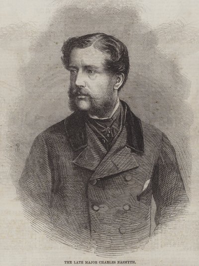 Avdøde major Charles Nasmyth (gravering) av English School