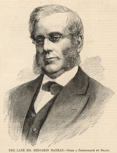 Avdøde herr Benjamin Nathan (gravering) av English School
