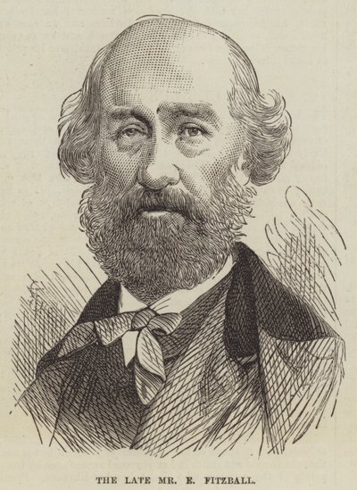 Avdøde Mr E Fitzball (gravering) av English School