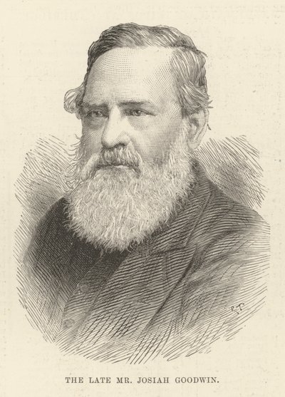 Avdøde Mr Josiah Goodwin (gravering) av English School