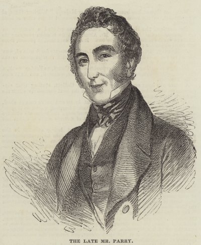 Avdøde Mr Parry (gravering) av English School