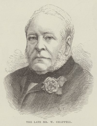 Avdøde Mr W Chappell (gravering) av English School