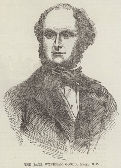 Avdøde Wyndham Goold, Esquire, MP (gravering) av English School